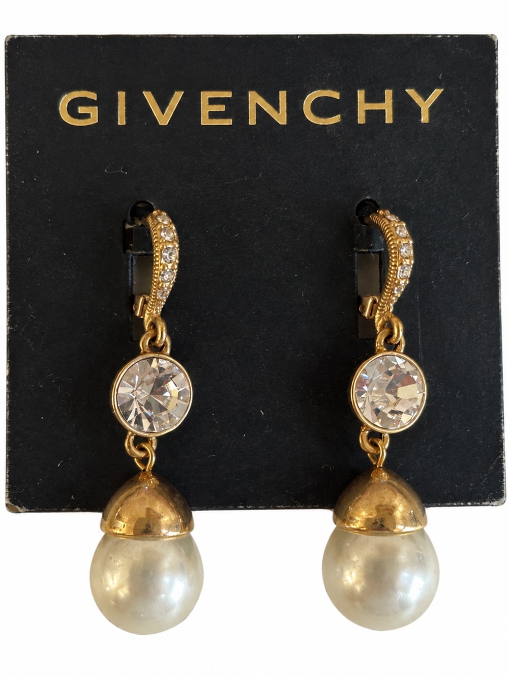 Givenchy Drop Earrings New Bridal Formal NEW
